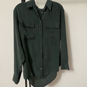 COPY - Equipment silk button down size S